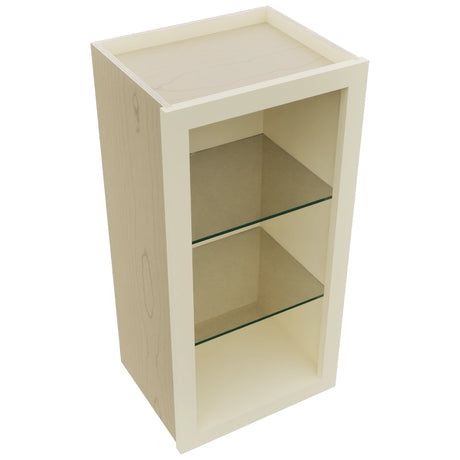 Fabuwood Linen NDW1530 Wall Standard No Door Cabinet, Top View