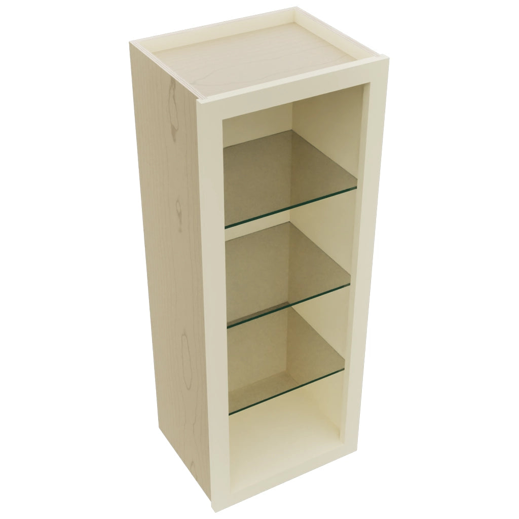 Fabuwood Linen NDW1539 Wall Standard No Door Cabinet, Top View