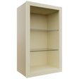 Fabuwood Linen NDW1830 Wall Standard No Door Cabinet, Front View