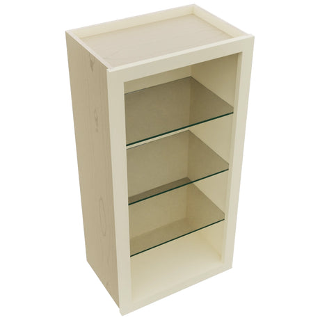 Fabuwood Linen NDW1836 Wall Standard No Door Cabinet, Top View