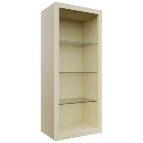 Fabuwood Linen NDW1842 Wall Standard No Door Cabinet, Front View