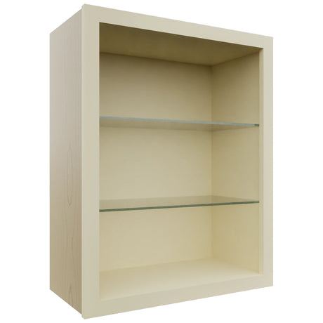 Fabuwood Linen NDW2430 Wall Standard No Door Cabinet, Front View
