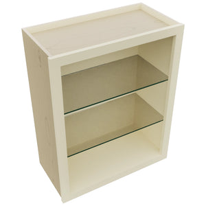 Fabuwood Linen NDW2430 Wall Standard No Door Cabinet, Top View
