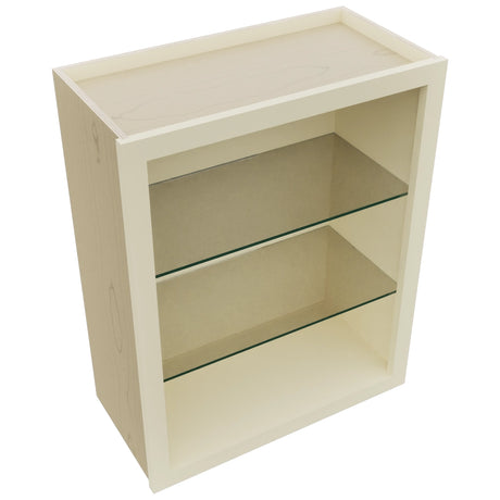 Fabuwood Linen NDW2430 Wall Standard No Door Cabinet, Top View