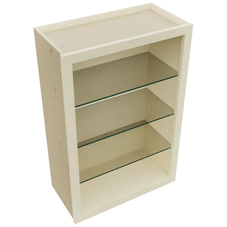 Fabuwood Linen NDW2436 Wall Standard No Door Cabinet, Top View