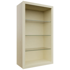 Fabuwood Linen NDW2442 Wall Standard No Door Cabinet, Front View