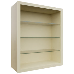 Fabuwood Linen NDW3036 Wall Standard No Door Cabinet, Front View
