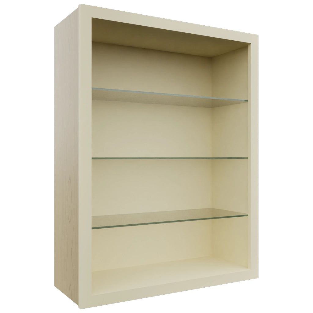 Fabuwood Linen NDW3039 Wall Standard No Door Cabinet, Front View