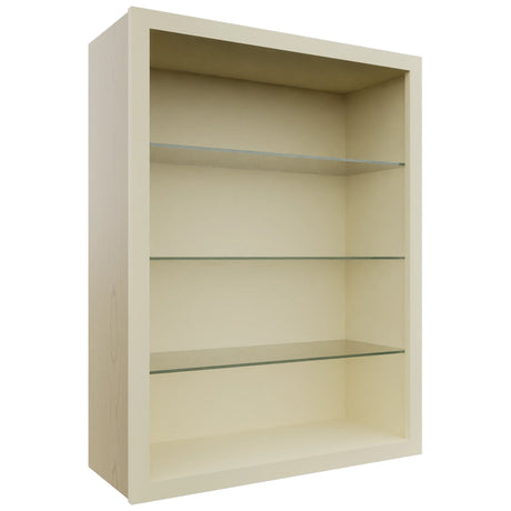 Fabuwood Linen NDW3039 Wall Standard No Door Cabinet, Front View