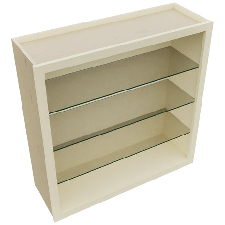 Fabuwood Linen NDW3636 Wall Standard No Door Cabinet, Top View