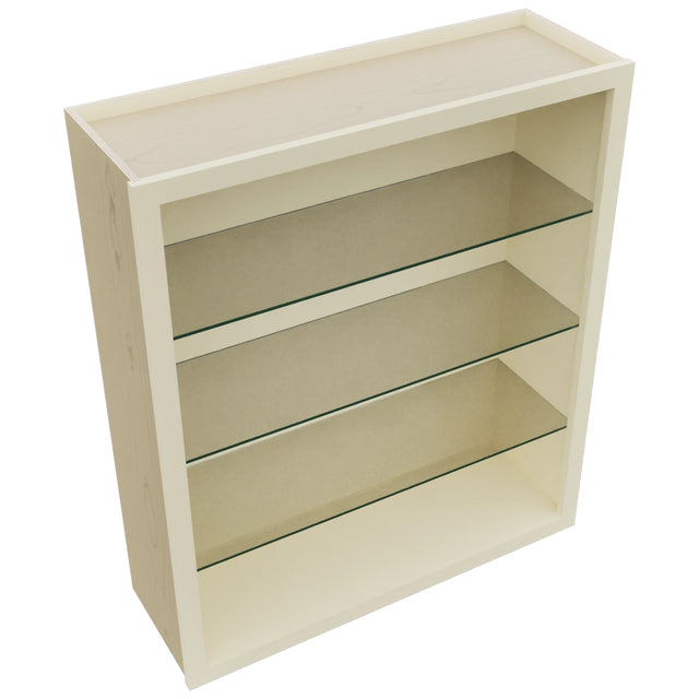 Fabuwood Linen NDW3642 Wall Standard No Door Cabinet, Top View
