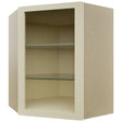 Fabuwood Linen NDWDC2430 Wall Corner Diagonal No Door Cabinet, Front View