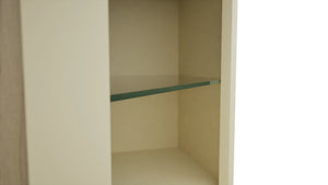 Fabuwood Linen NDWDC2430 Wall Corner Diagonal No Door Cabinet, Detail View