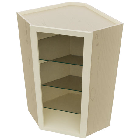 Fabuwood Linen NDWDC2442 Wall Corner Diagonal No Door Cabinet, Top View