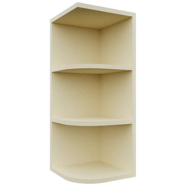 Fabuwood Linen OE1230 Wall Open End Cabinet, Front View