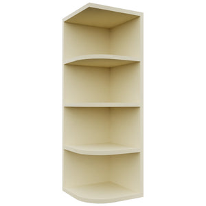 Fabuwood Linen OE1236 Wall Open End Cabinet, Front View