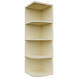 Fabuwood Linen OE1239 Wall Open End Cabinet, Front View