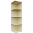 Fabuwood Linen OE1242 Wall Open End Cabinet, Front View
