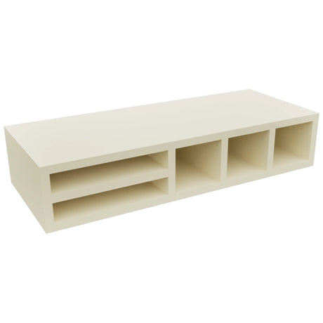 Fabuwood Linen WO306 Wall Organizer Rack, Front View