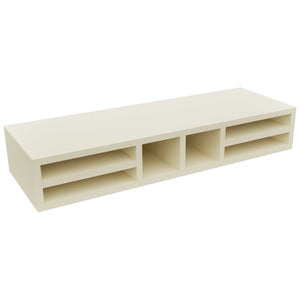 Fabuwood Linen WO366 Wall Organizer Rack, Front View