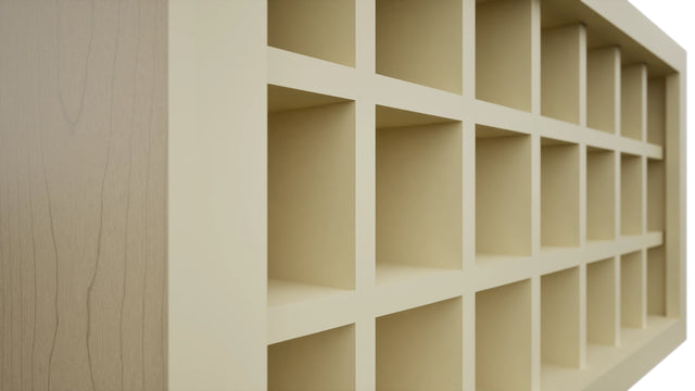 Fabuwood Linen WR3618 Wall Wine Rack, Detail View