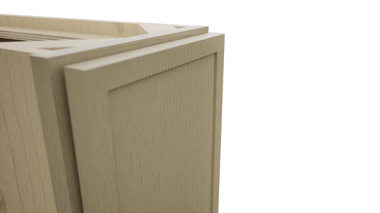 Fabuwood Luna Desert Oak B09FD Base Full Door Cabinet, Detail View