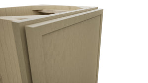 Fabuwood Luna Desert Oak B15FD-12D Base Full Door Cabinet, Detail View