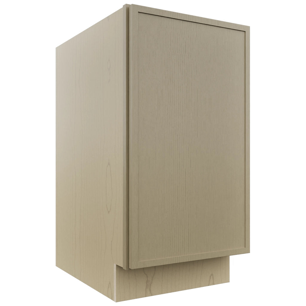 Fabuwood Luna Desert Oak B18FD Base Full Door Cabinet, Front View