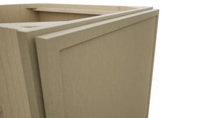 Fabuwood Luna Desert Oak B21FD Base Full Door Cabinet, Detail View
