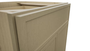 Fabuwood Luna Desert Oak B24 Base Standard Cabinet, Detail View