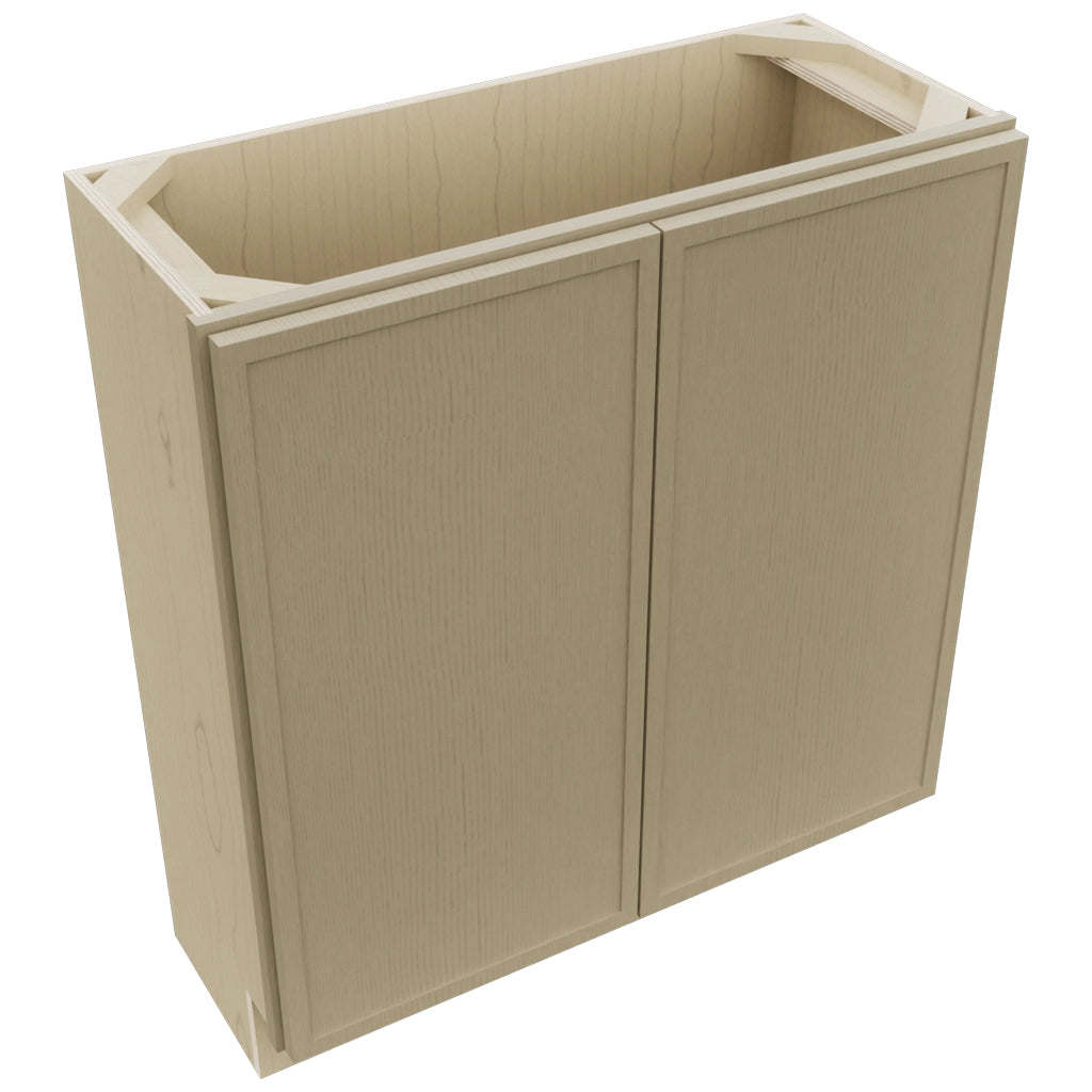 Fabuwood Luna Desert Oak B30FD-12D Base Full Door Cabinet, Top View