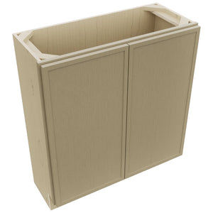 Fabuwood Luna Desert Oak B30FD-12D Base Full Door Cabinet, Top View