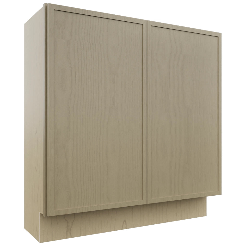 Fabuwood Luna Desert Oak B33FD-12D Base Full Door Cabinet, Front View