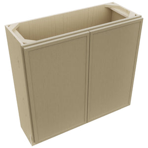Fabuwood Luna Desert Oak B33FD-12D Base Full Door Cabinet, Top View