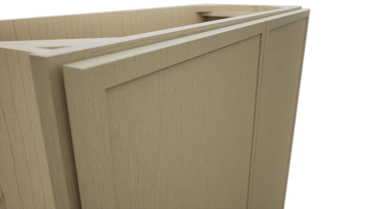 Fabuwood Luna Desert Oak B33FD-12D Base Full Door Cabinet, Detail View