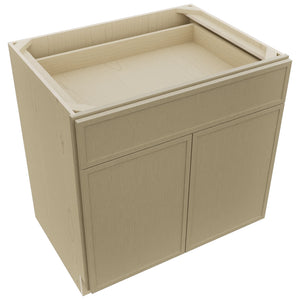Fabuwood Luna Desert Oak B33SDF Base Standard Cabinet, Top View