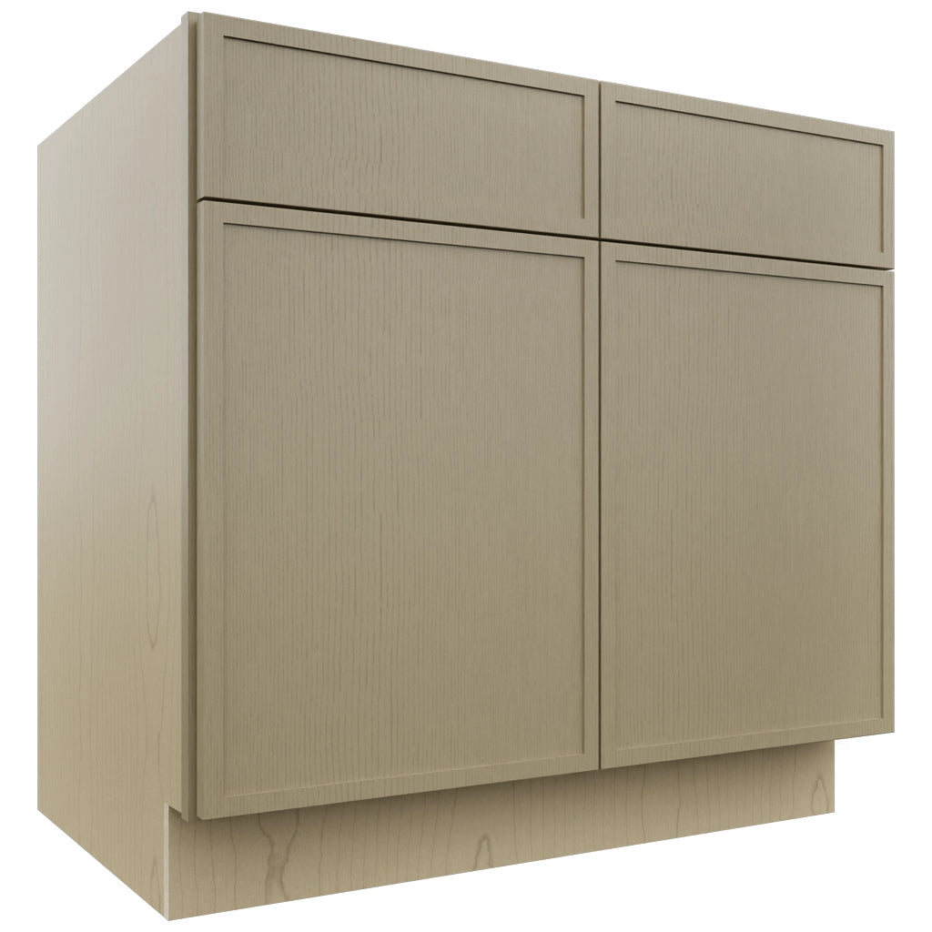 Fabuwood Luna Desert Oak B36 Base Standard Cabinet, Front View