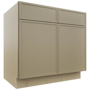 Fabuwood Luna Desert Oak B36 Base Standard Cabinet, Front View