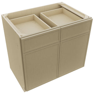 Fabuwood Luna Desert Oak B36 Base Standard Cabinet, Top View