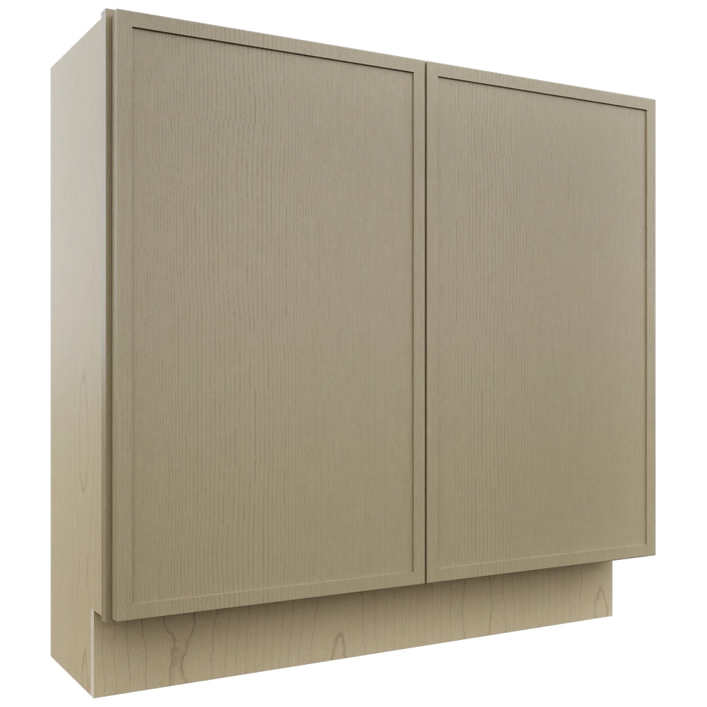 Fabuwood Luna Desert Oak B36FD-12D Base Full Door Cabinet, Front View