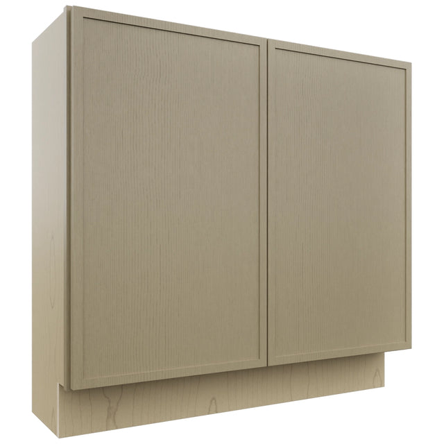 Fabuwood Luna Desert Oak B36FD-12D Base Full Door Cabinet, Front View