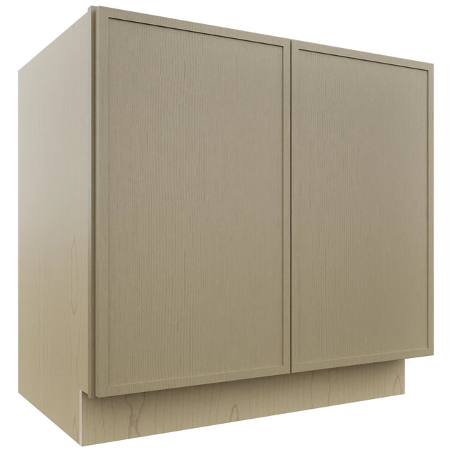 Fabuwood Luna Desert Oak B36FD Base Full Door Cabinet, Front View