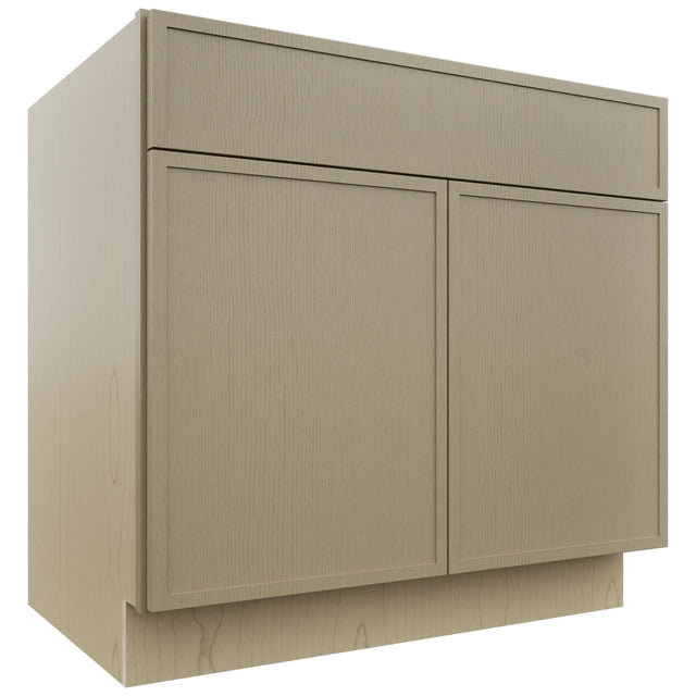 Fabuwood Luna Desert Oak B36SDF Base Standard Cabinet, Front View