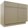 Fabuwood Luna Desert Oak B42 Base Standard Cabinet, Front View