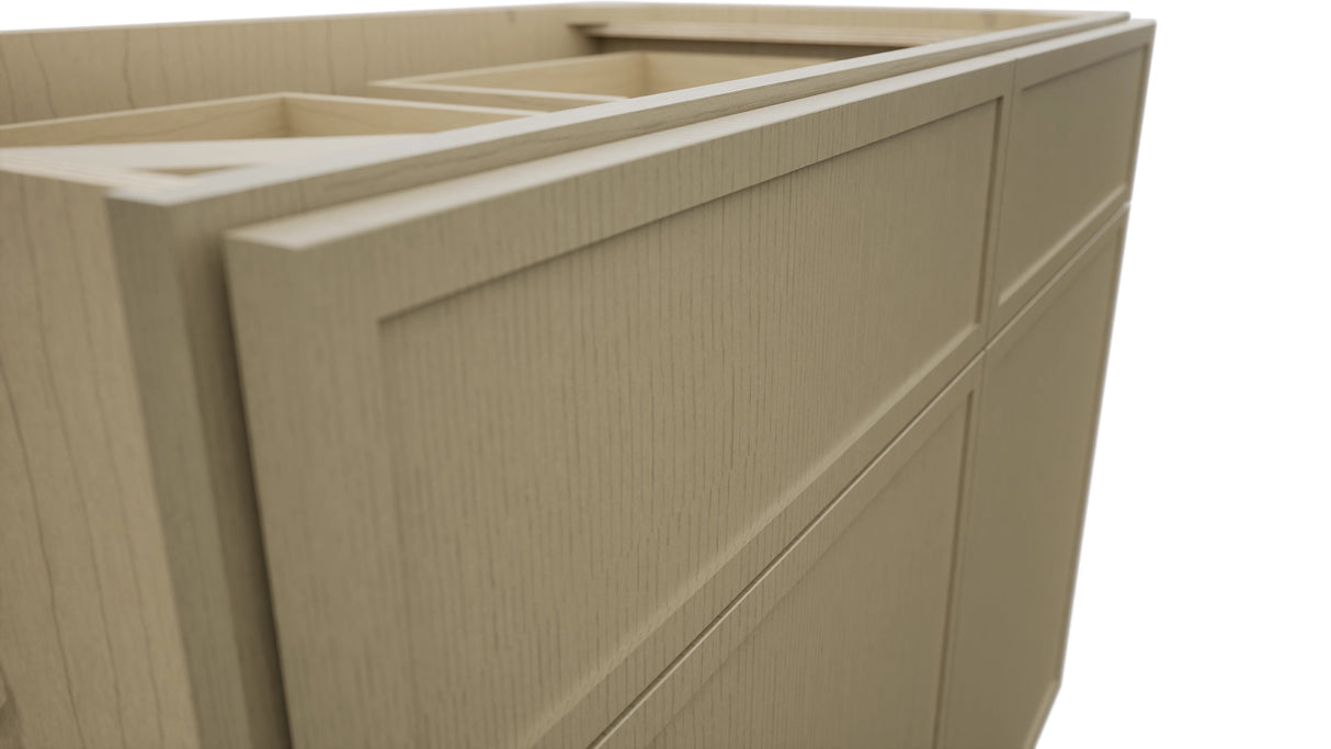 Fabuwood Luna Desert Oak B42 Base Standard Cabinet, Detail View