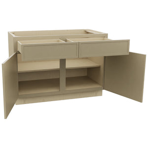Fabuwood Luna Desert Oak B48 Base Standard Cabinet, Open View