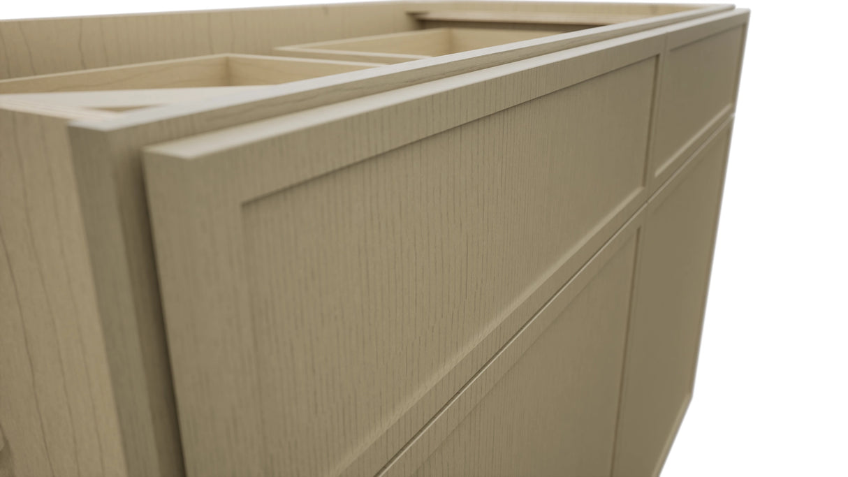 Fabuwood Luna Desert Oak B48 Base Standard Cabinet, Detail View