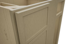 Fabuwood Luna Desert Oak BLB36/39 Base Corner Blind Cabinet, Detail View