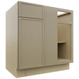 Fabuwood Luna Desert Oak BLB39/42 Base Corner Blind Cabinet, Front View