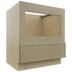 Fabuwood Luna Desert Oak BMC30 Base Microwave Cabinet, Front View